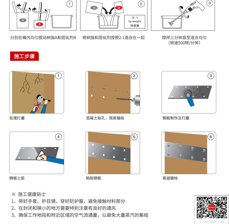 包钢红古粘钢加固施工过程